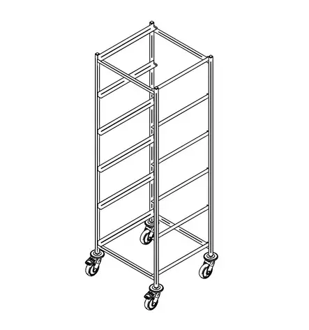 Korijohdevaunu INOX BALTIC - Ammattikeittiötarvikkeet - 185724 - 1