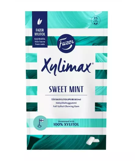 Purukumi 80g FAZER Xylimax Sweet Mint - Ksylitolipastillit ja purukumit - 188414 - 1