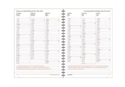 Wega Eko, beige - Pöytäkalenterit - 185254 - 2