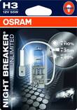 Osram h3 night breaker unl. 1kpl blis - Autotarvikkeet - 141044 - 2