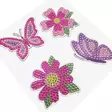 Timanttimaalaustarra Perhoset ja kukat - Tarrat ja tarrakirjat - 185834 - 2