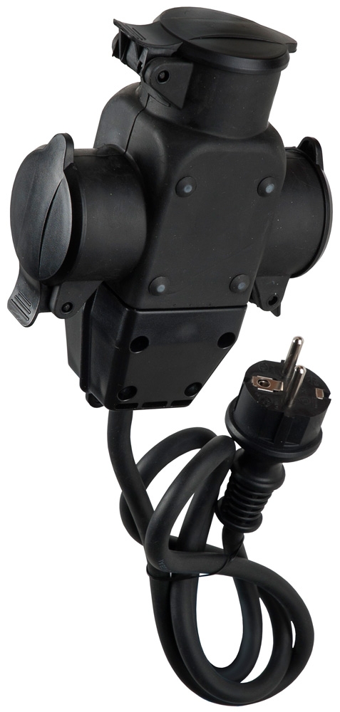 Kumijatkojohto 3 osaa 1m AIRAM - Kaapelit ja kaapelikourut, jatkojohdot - 134614 - 1