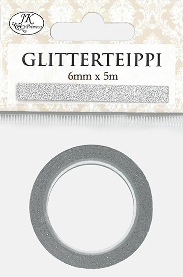 Glitterteippi 6mmx5m - Askartelutarvikkeet - 154654 - 1
