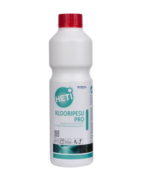 Puhdistusaine 1L HETI Klooripesu Pro - Desinfioivat aineet - 177524 - 1