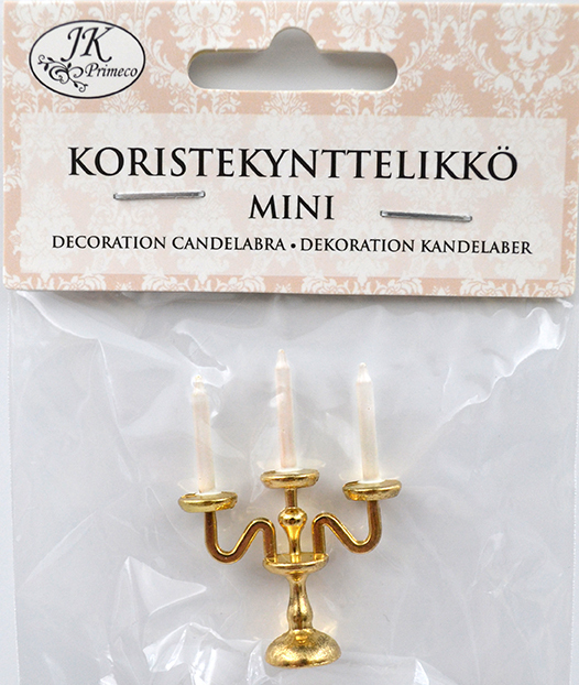 Koristekynttelikkö mini 4,5cm - Askartelutarvikkeet/kartongit - 163764 - 1