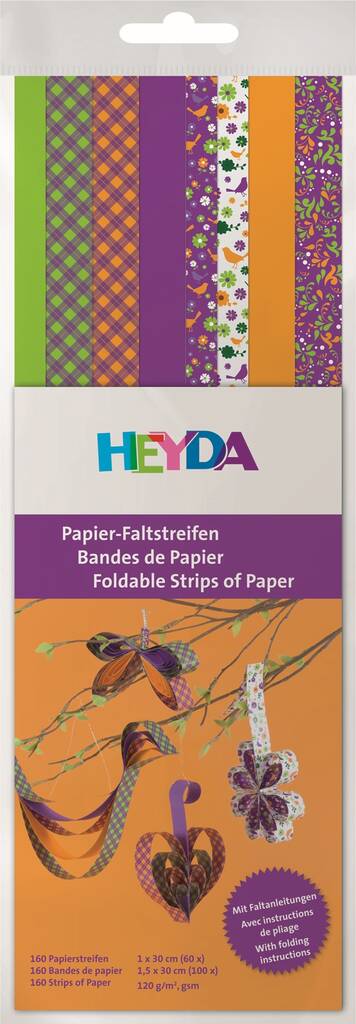 Paperinauhat koristeiden tekemiseen, 160 nauhaa, 120 g - Askartelutarvikkeet - 137434 - 1