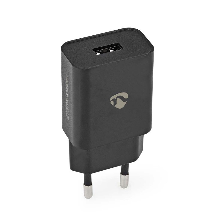 Seinälaturi 1x USB-A - 2.4 A NEDIS - Puhelintarvikkeet - 173274 - 1