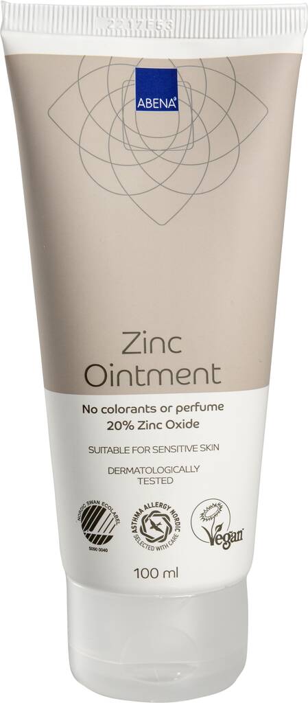 Sinkkivoide 100ml ABENA Zink Ointment - Kosteusrasvat ja käsihuuhteet - 168674 - 1