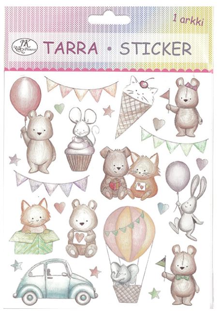 Tarra-arkki Pehmolelut - Tarrat ja tarrakirjat - 169364 - 1