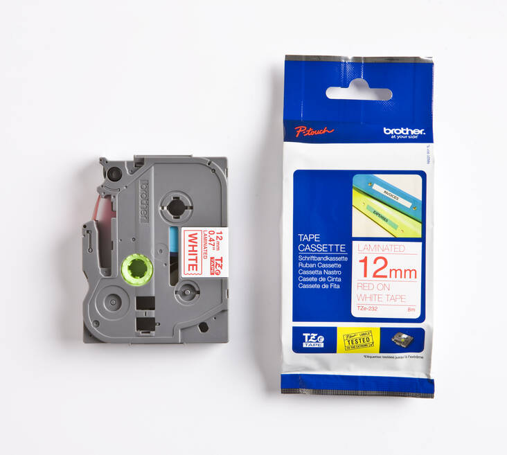 Tarranauha BROTHER 12mmx8m TZe-232 - Tarranauhat Brother - 104144 - 1