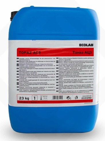 Vaahtopesuaine 23kg ECOLAB Topaz AC3 - Astianpesuaineet ja keittiön puhtaus - 176154 - 1