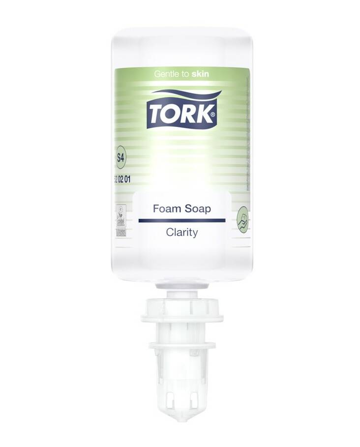 Vaahtosaippua 1L TORK Kirkas S4 - Saippuat ja annostelijat - 166644 - 1