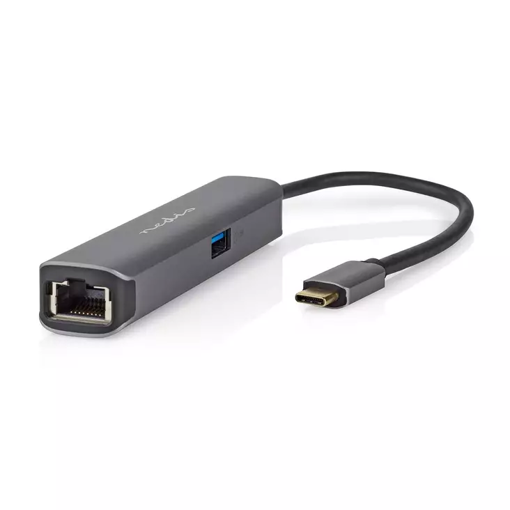 Moniporttisovitin Usb-C 4-in1 NEDIS - Muut koneet ja esityslaitteet - 187124 - 1