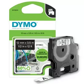 Tarranauha DYMO 12mmx3,5m nylon - Tarra- ja kohokirjoitinteipit Dymo - 112204 - 1