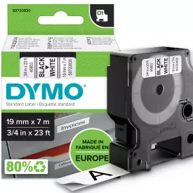 Tarranauha DYMO 19mmx7m 45803 - Tarra- ja kohokirjoitinteipit Dymo - 104074 - 1