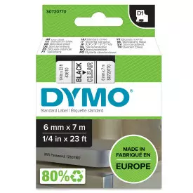 Tarranauha DYMO 6mmx7m 43610 - Tarra- ja kohokirjoitinteipit Dymo - 104054 - 1