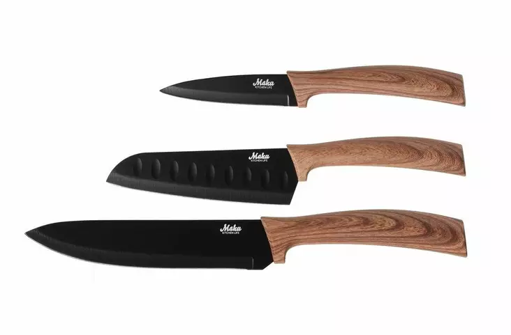 Veitsisetti 3kpl/pkt MAKU - Ruuanvalmistusvälineet - 180594 - 1