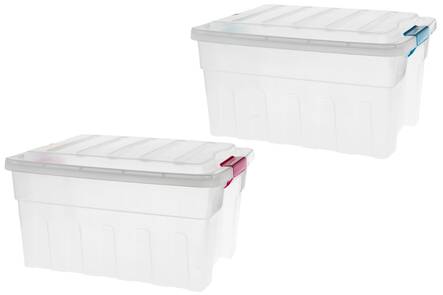 Säilytyslaatikko 32L pyörillä muovinen - Kiinteistövarusteet  - 135635 - 1