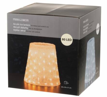 Valokoriste Jäälyhty 30cm FINNLUMOR - Kausivalot - 145515 - 3