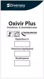 Käyttöliuosetiketti DIVERSEY Oxivir Plus - Käyttöliouspullot ja -etiketit - 187275 - 1