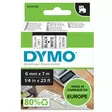 Tarranauha DYMO 6mmx7m 43613 - Tarra- ja kohokirjoitinteipit Dymo - 104055 - 1