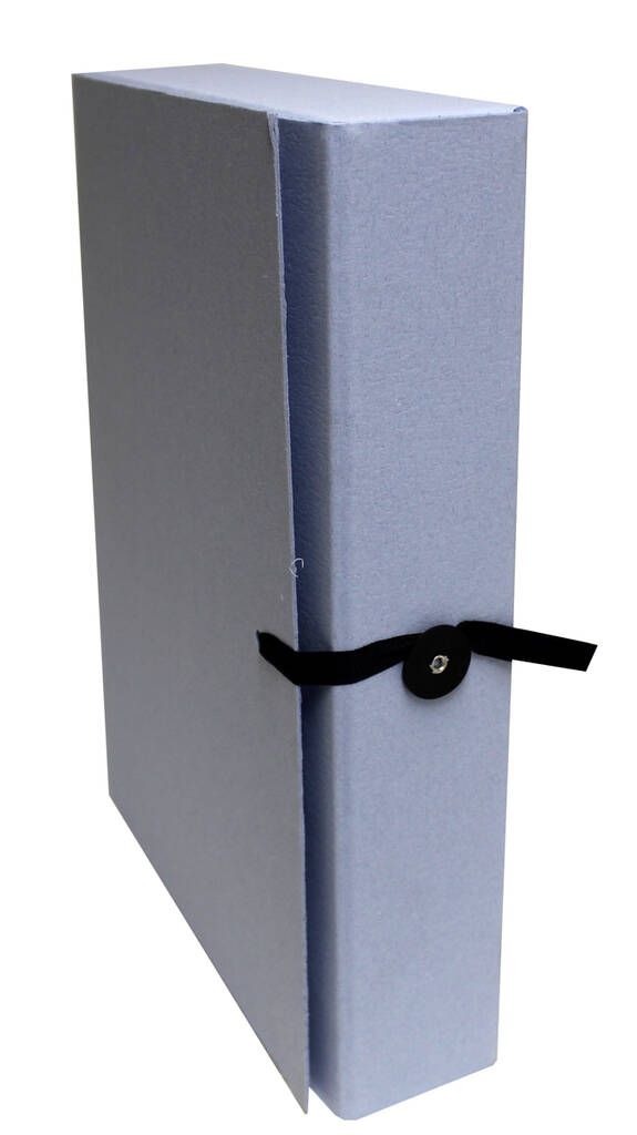 Arkistokotelo A4/8cm nappi+nauha - Arkistointikannet - 128305 - 1