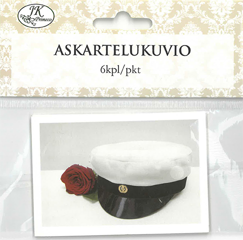 Askartelukuvio Lakki ja Ruusu - Askartelutarvikkeet - 158535 - 1
