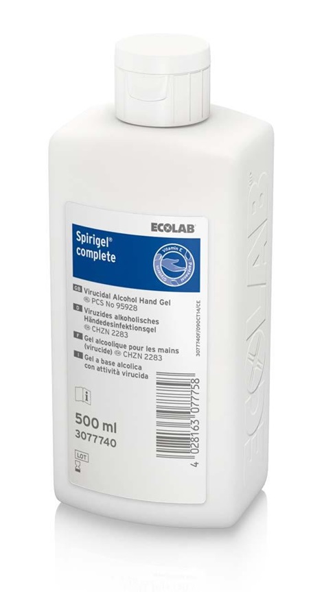 Desinfektiogeeli 500ml Spirigel Complete - Käsihuuhteet - 173405 - 1