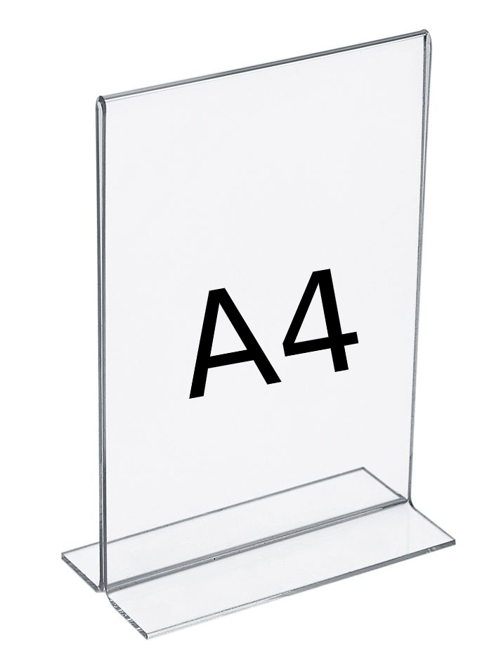 Esiteteline A4/1ark suora - Esitetelineet ja tarvikkeet - 104495 - 1