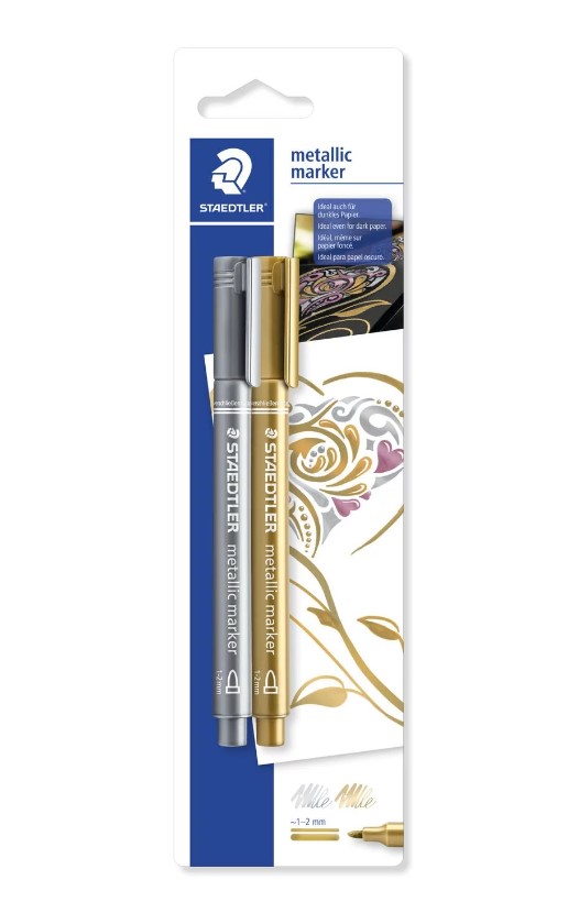 Huopakynä 1-2mm STAEDTLER Metallic - Huopakynät - 176645 - 1