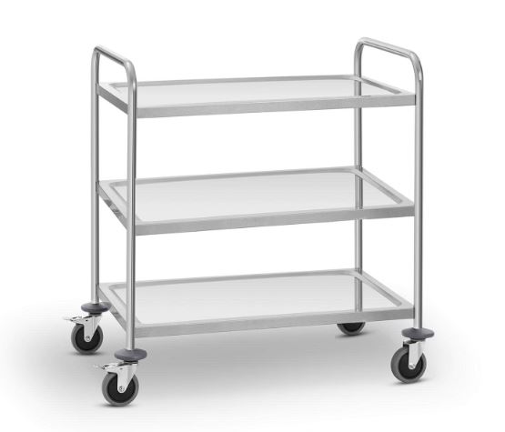 Hyllyvaunu 3 hyllyllä RST - Esitetelineet ja tarvikkeet - 174385 - 1