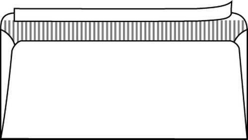 Kirjekuori C65 tarralla - Kirjekuoret,valkoiset - 102385 - 1