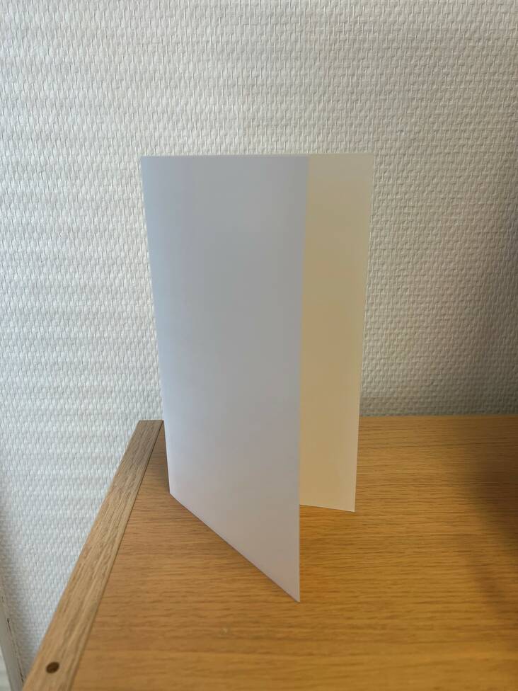 Korttipohja 2-osainen 110x190mm - Askartelutarvikkeet - 171495 - 1