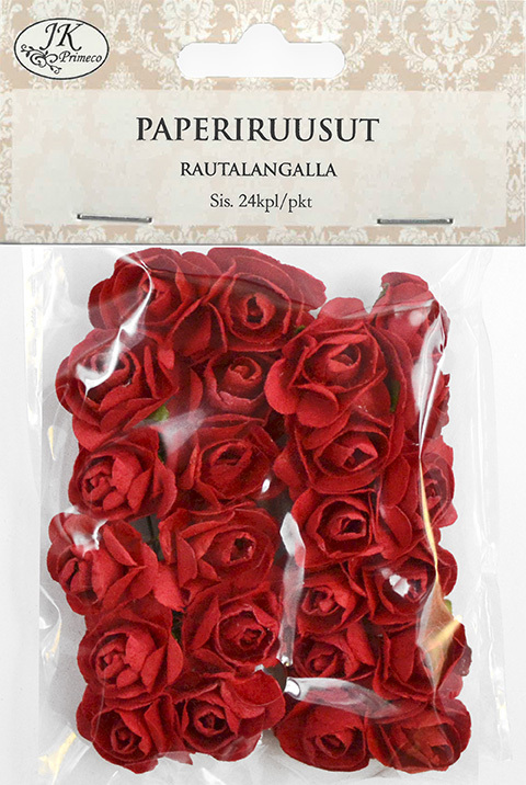 Paperiruusu 24kpl/pss - Askartelutarvikkeet - 157795 - 1