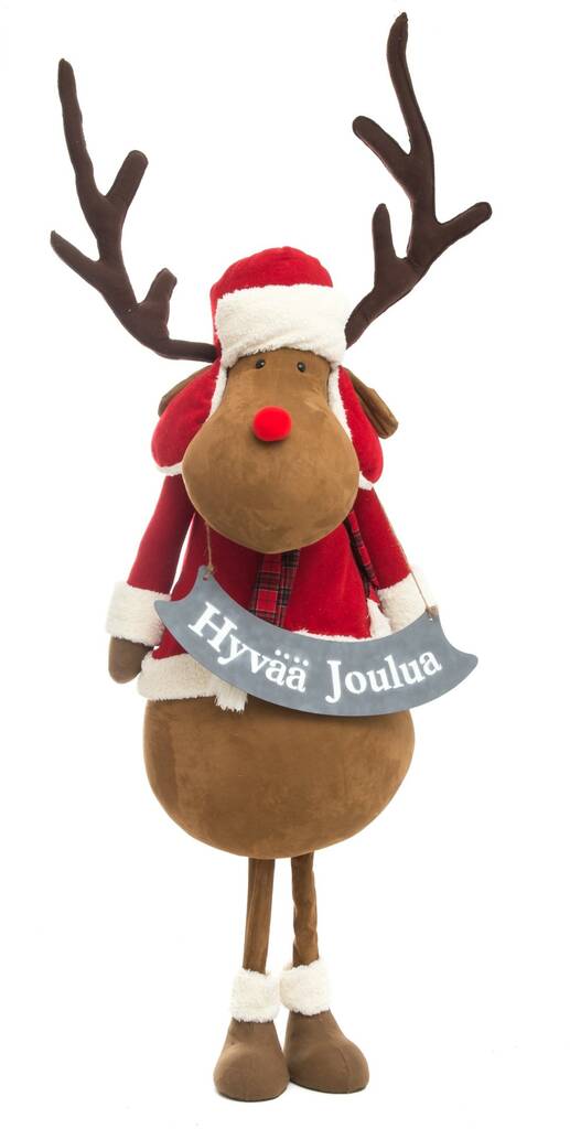 Poro tonttuasussa 200cm WinterSeason - Kausikoristeet - 159765 - 1