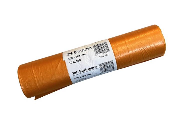 Roskapussi 30L LD-PE kierrätetty - Roskapussit - 176815 - 1