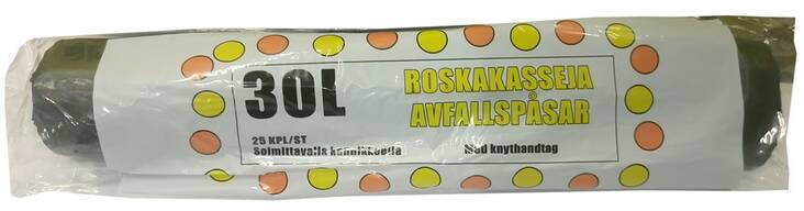 Roskapussi 30L MD-PE sangoilla - Roskapussit - 105155 - 1