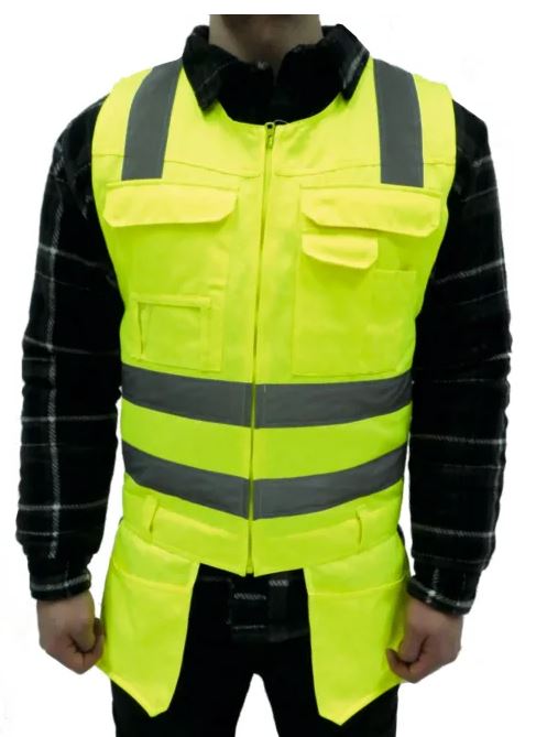 Työliivi riipputaskuilla heijastava - Työjalkineet ja vaatteet - 167785 - 1