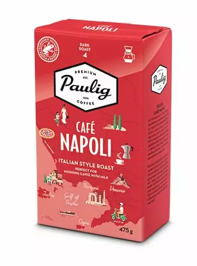Kahvi 475g PAULIG Napoli - Kahvit, teet ja kaakaot - 185645 - 1