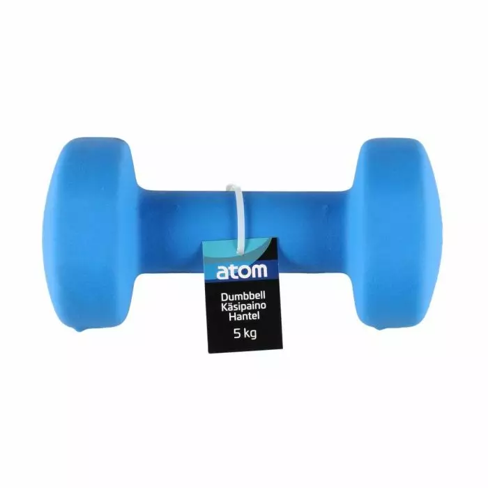 Käsipaino 5kg Atom neopreeni - Retkeily-ja harrastustarvikkeet - 184125 - 1