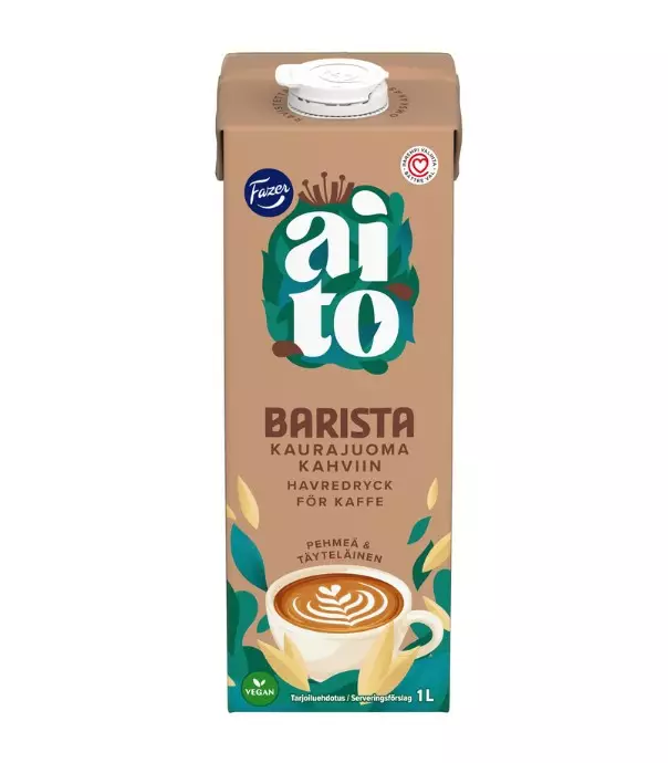 Kaurajuoma 1L FAZER Aito Barista - Maidot ja kermat - 156255 - 1
