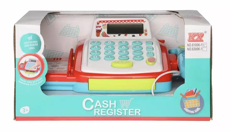 Kassakone leikkisetti valot ja äänet - Lelut - 184755 - 1