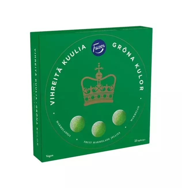 Marmeladi 500g FAZER Vihreät Kuulat - Makeiset - 186245 - 1