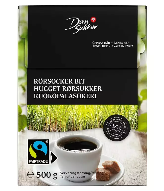 Ruokopalasokeri 500g DANSUKKER - Sokerit ja muut makeutusaineet - 158505 - 1