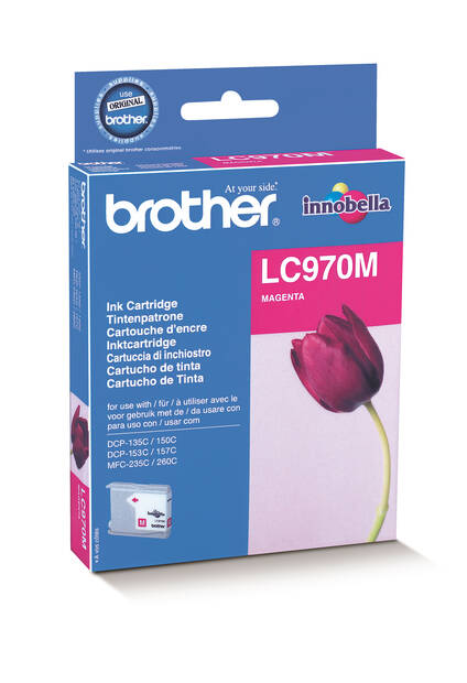 BROTHER LC970M mustesuihku - Mustesuihkuvärit Brother - 117526 - 1