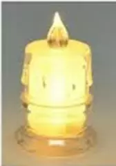 Led-kynttilä ajastimella 5x8cm - Kynttilät, lyhdyt ja tarvikkeet - 183216 - 1