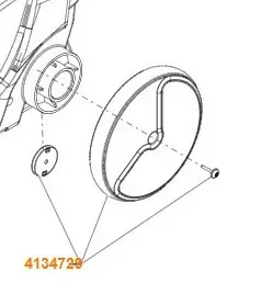 Rengas 135mm TASKI Aero 15 Plus - Imuritarvikkeet - 188376 - 2