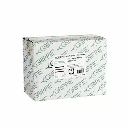 Salpapussi 100x150mm minigrip - Lähetys, pakkauslista ja salpataskut - 148786 - 2