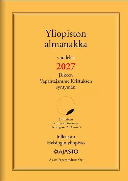 Yliopiston almanakka A4 - Pöytäkalenterit - 189436 - 1
