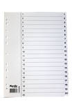 Rekisteri 1-20 A4 kartonki - Rekisterisarjat, kartonkiset - 102096 - 1